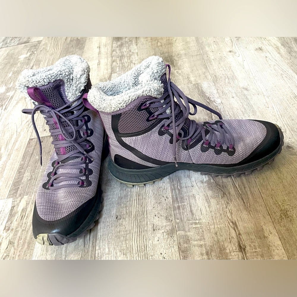 Merrell Bravada Knit Waterproof Hiking Boots- Womens Size 10.5/EU 42 - Picture 3 of 8